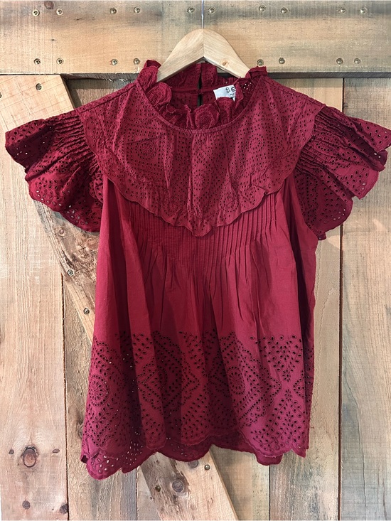 Sea New York Tops - Sea New York Blouse in Burgundy